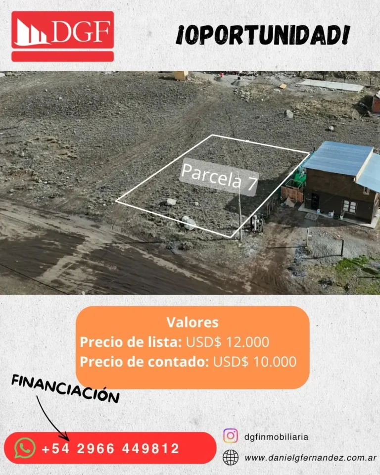 Lote en venta en Lago Argentino